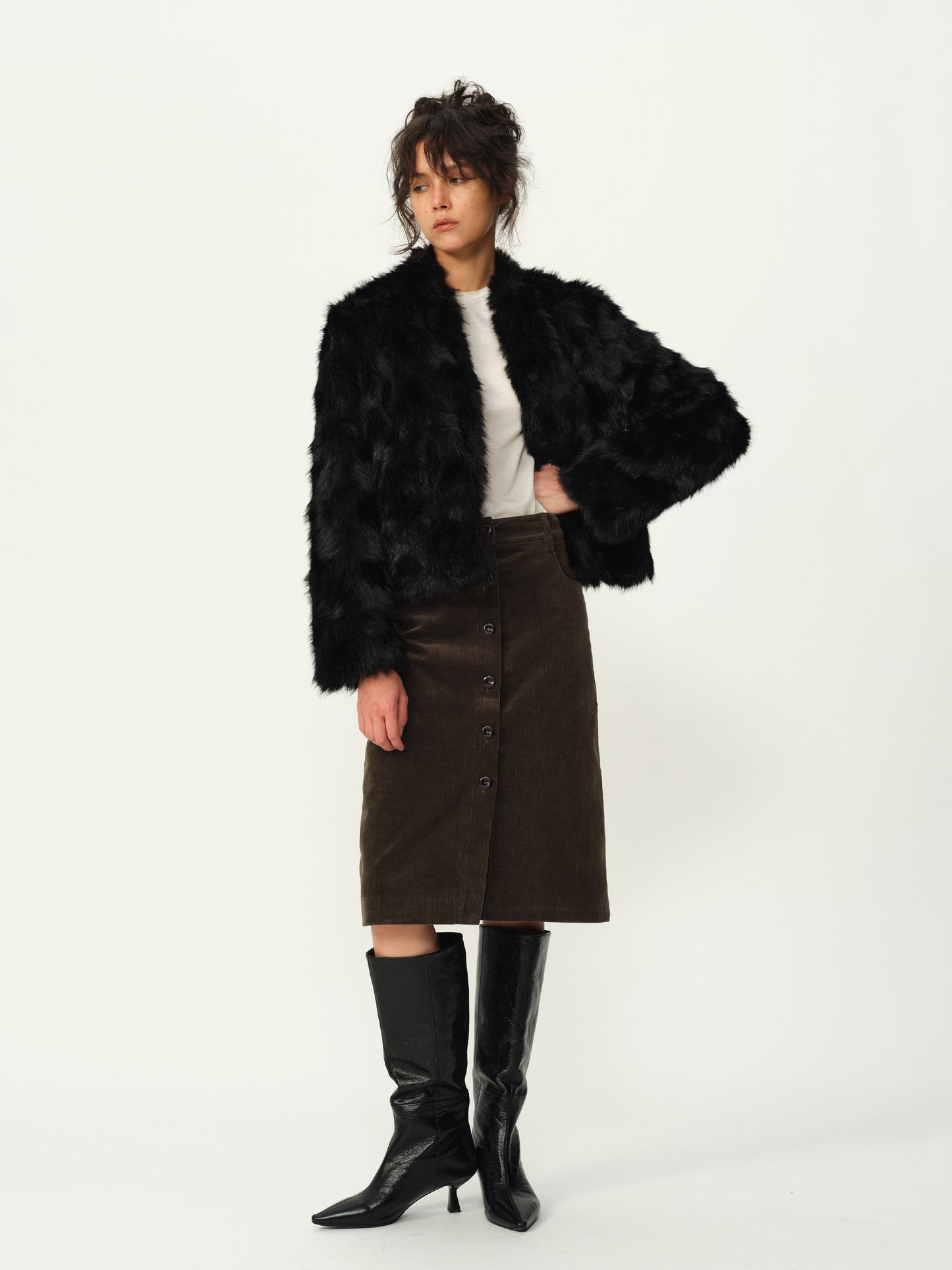 Faux Fur Jacket