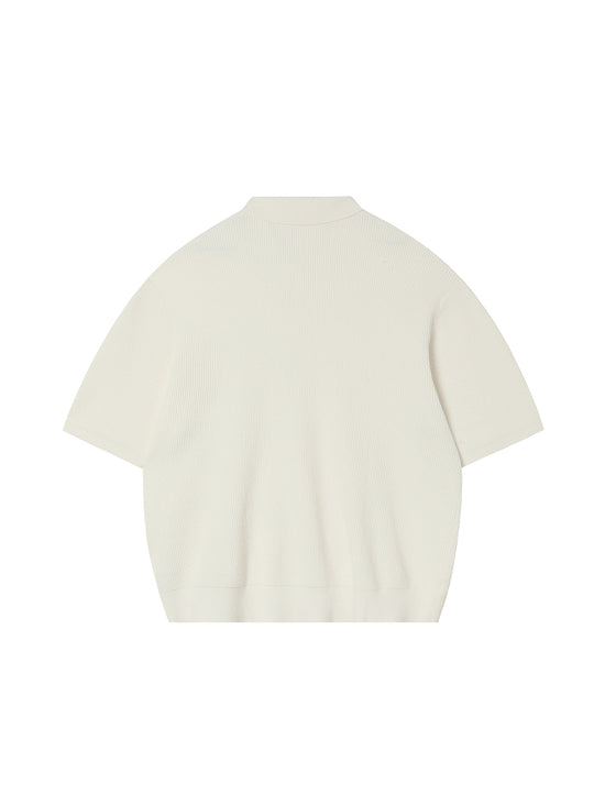 Waffle Polo Shirt