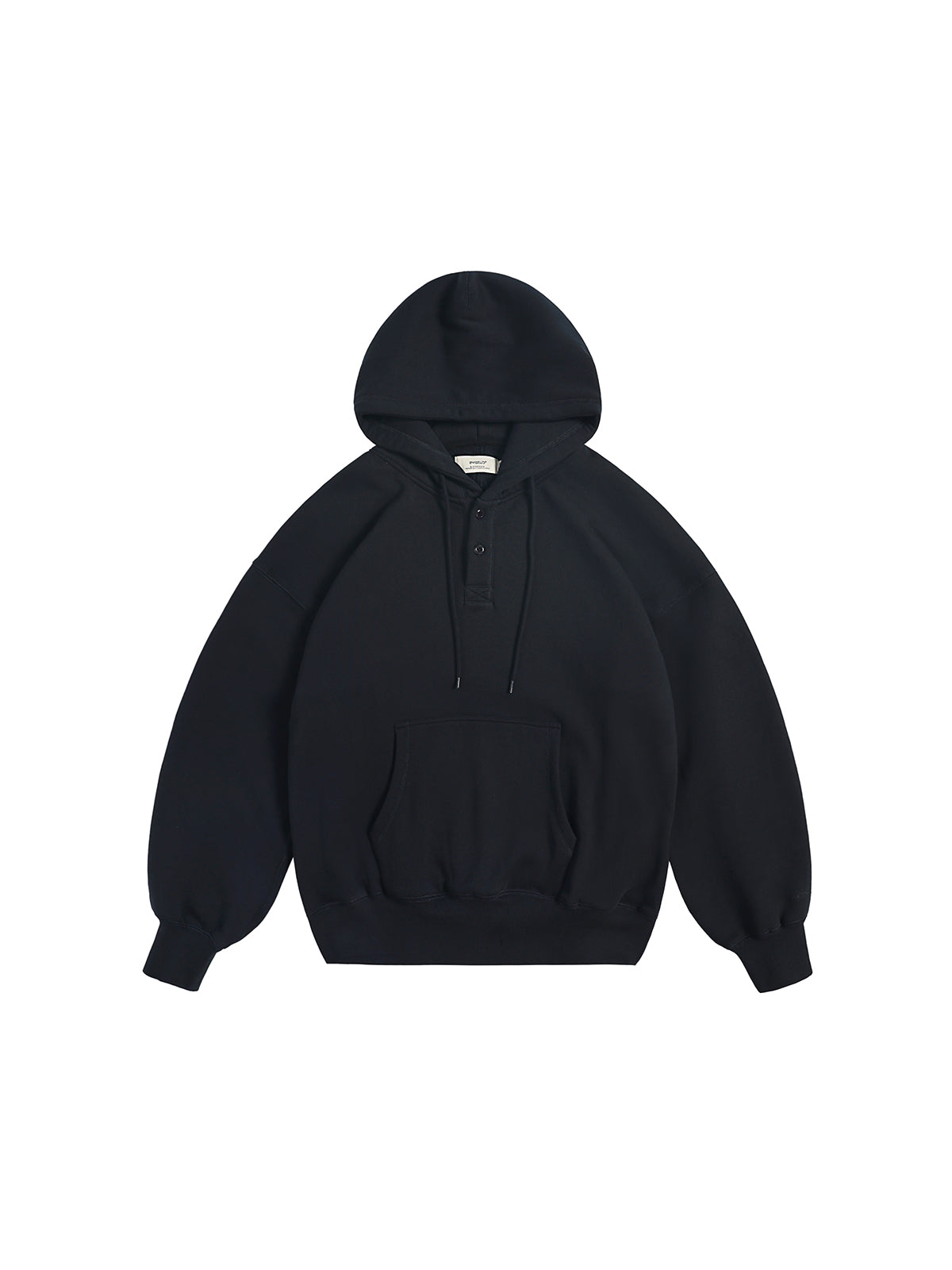 Placket Front Hoodie