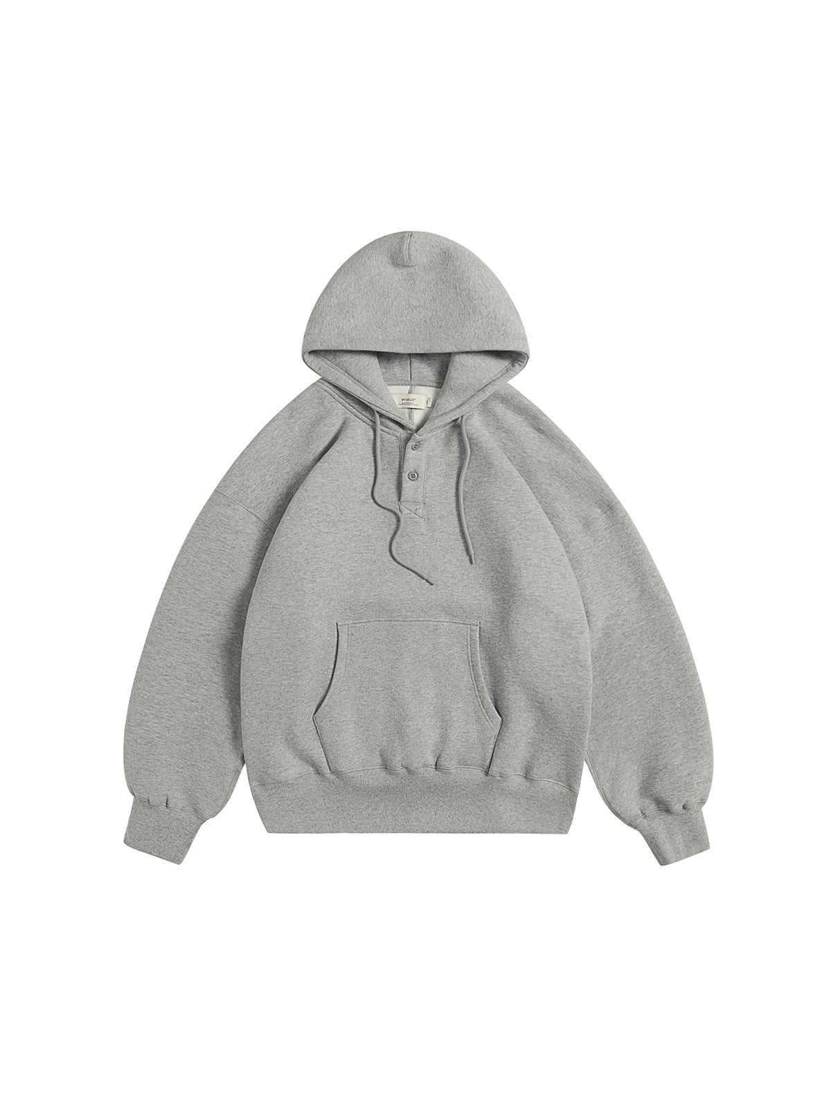 Placket Front Hoodie